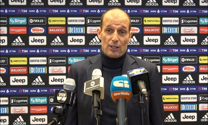 Allegri: "Se giochiamo con questo spirito è difficile perdere"