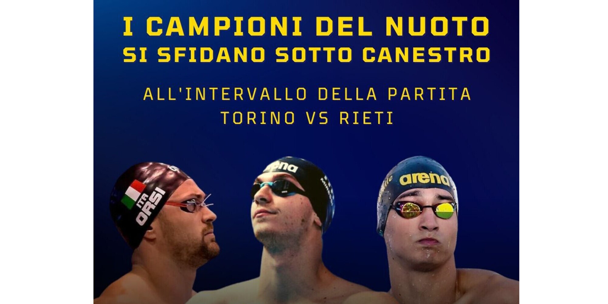 Reale Mutua Basket Torino: i fuoriclasse del nuoto si sfidano sotto canestro