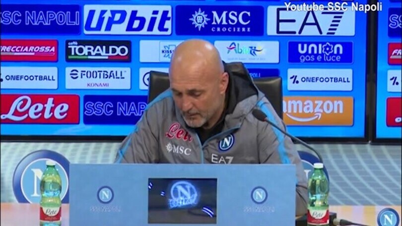 Spalletti: "Spalletti e il Napoli di Sarri: "Scudetto in albergo? Inter-Juventus ha influito"