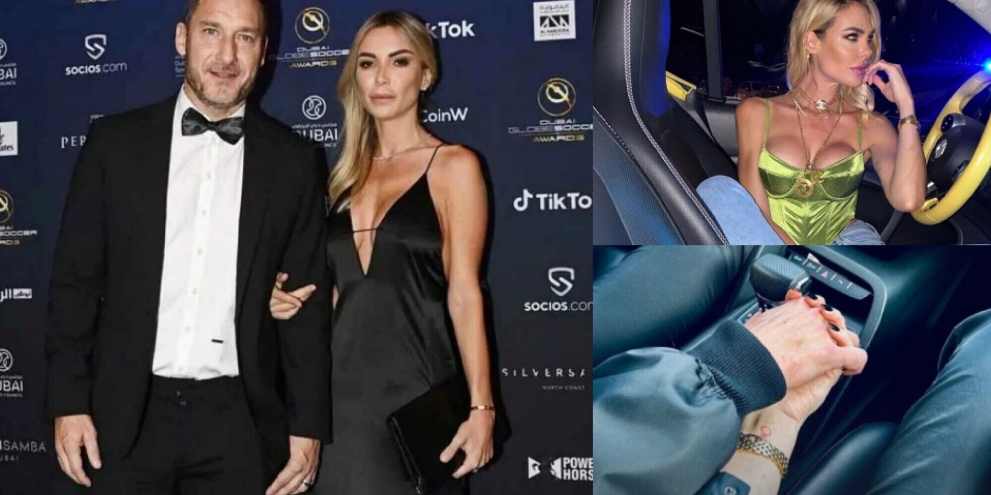 Totti in vacanza con Noemi, Ilary Blasi e la foto con Bastian sui social