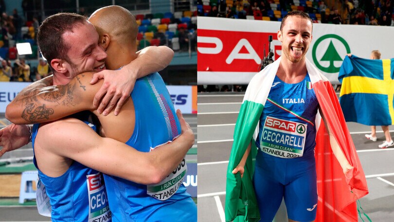 Doppietta azzurra agli Europei indoor: Ceccarelli beffa ancora Jacobs