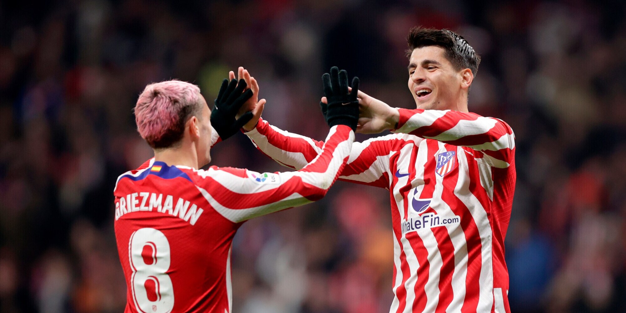 Atletico Madrid, che goleada: doppietta di Morata, 6-1 al Siviglia