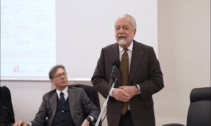 De Laurentiis: "Procuratori sono il problema del calcio"