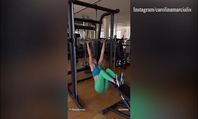 Allenamento super per Carolina Marcialis