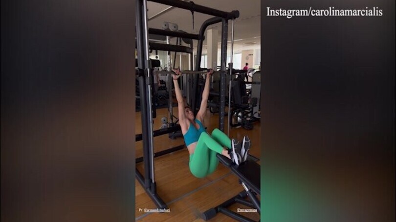 Allenamento super per Carolina Marcialis
