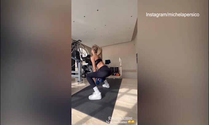 Lady Rugani non molla mai: l'allenamento è duro!