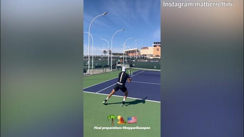 Indian Wells, Berrettini pronto per l'esordio