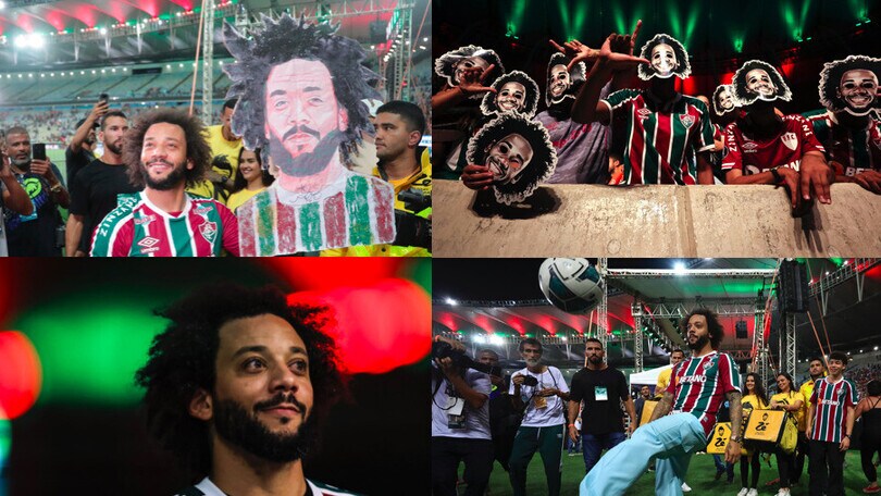 Marcelo al Fluminense, super presentazione: che festa al Maracana