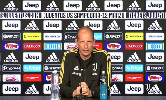 Allegri: "Pogba a disposizione, Vlahovic e Perin dall'inizio"