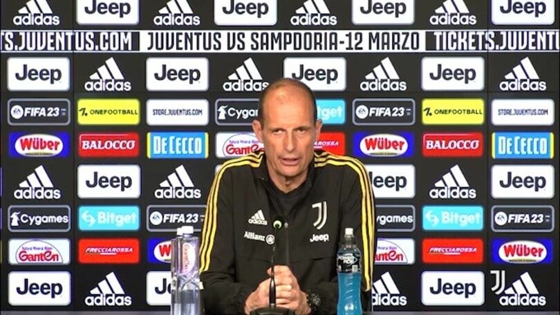 Allegri: "Pogba a disposizione, Vlahovic e Perin dall'inizio"