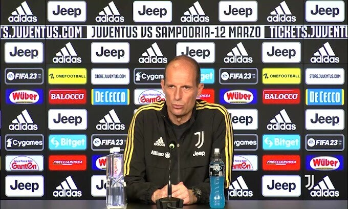 Allegri: "Domani possiamo superare l'Inter in classifica"