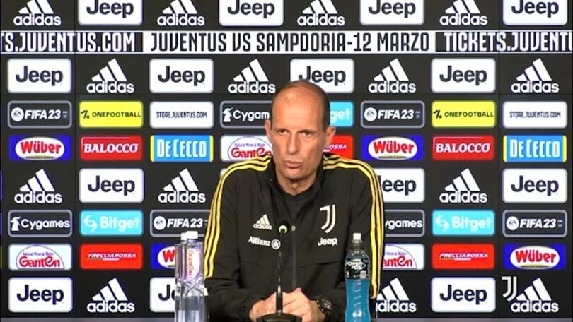 Allegri: "Domani possiamo superare l'Inter in classifica"