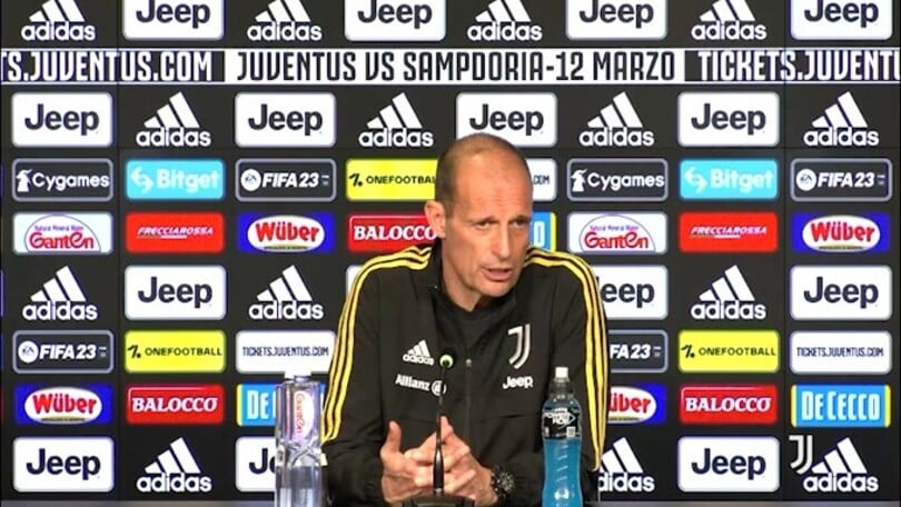 Allegri: "Infortunati? Di Maria a completo riposo, Chiesa ha solo un fastidio"