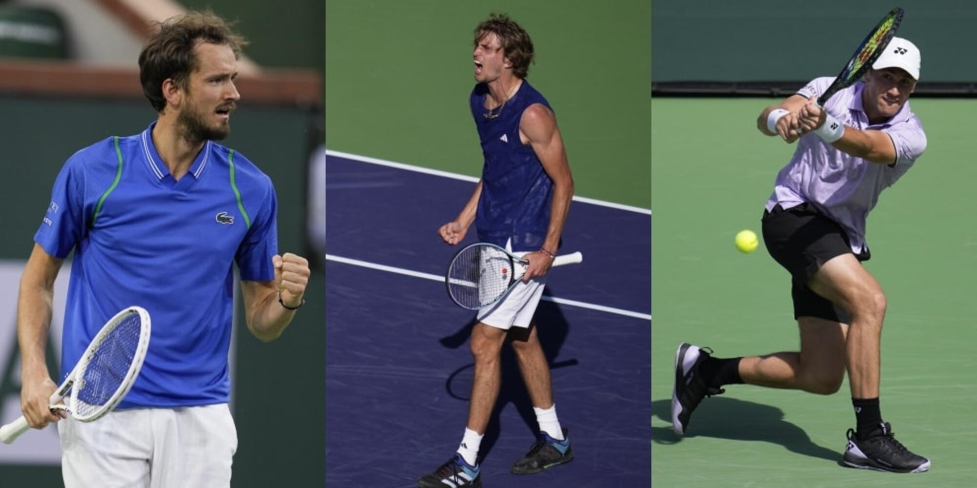 Atp Indian Wells, Medvedev vola agli ottavi, ora c'è Zverev. Ruud è fuori