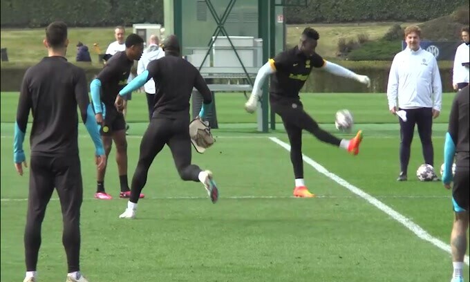 Inter, scontro in allenamento tra Barella e Lukaku