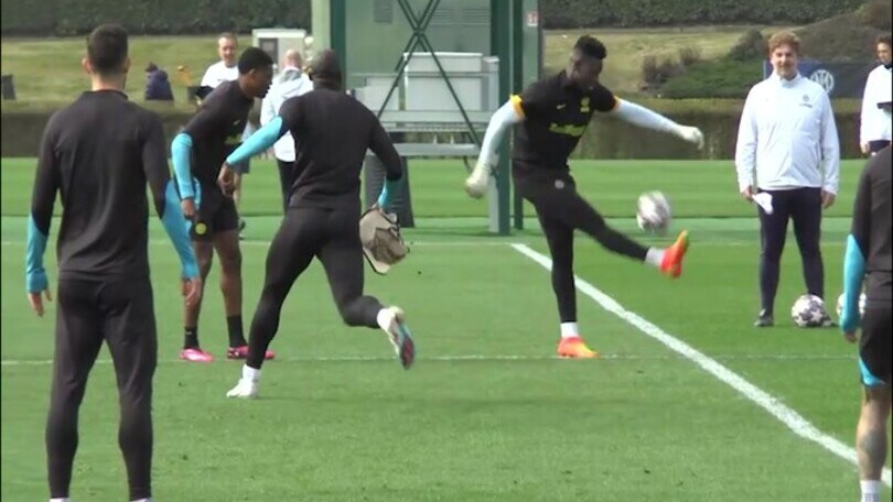 Inter, scontro in allenamento tra Barella e Lukaku