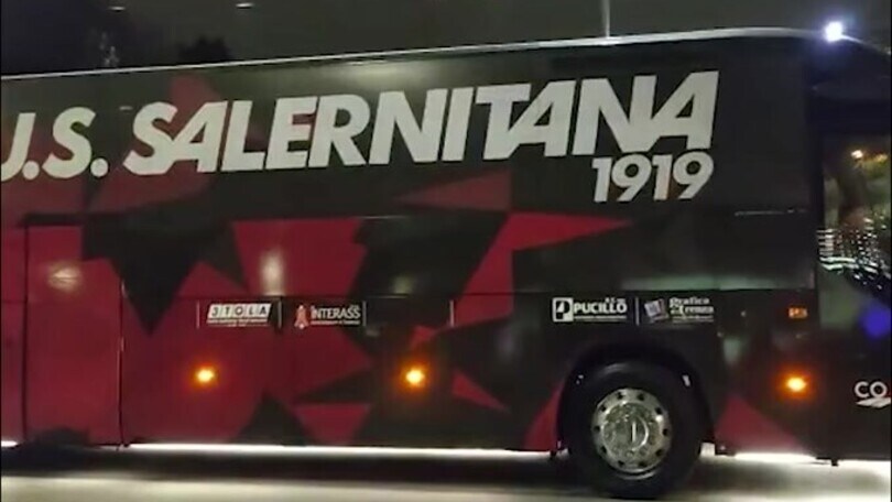 Milan-Salernitana: l'arrivo dei campani a San Siro