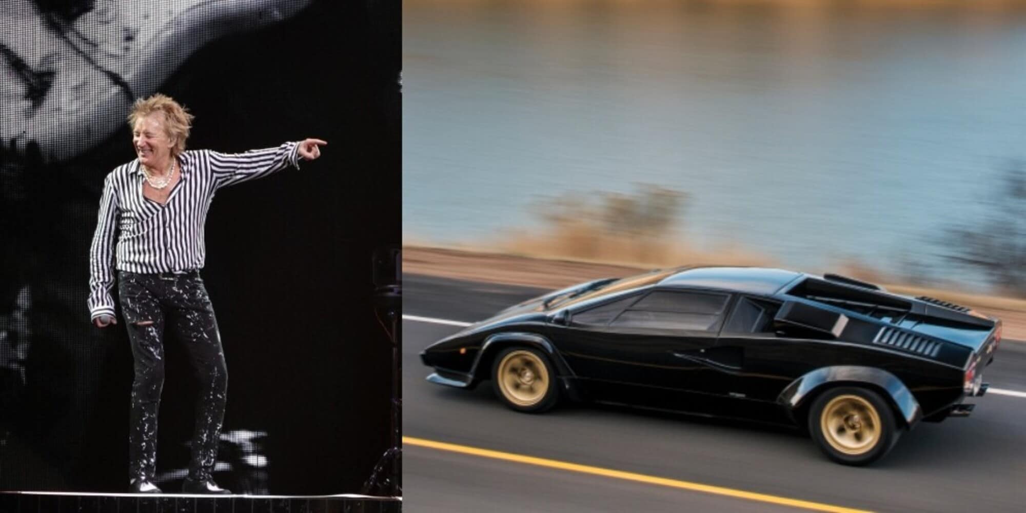 Lamborghini Countach 25th Anniversary, quella di Rod Stewart va all'asta