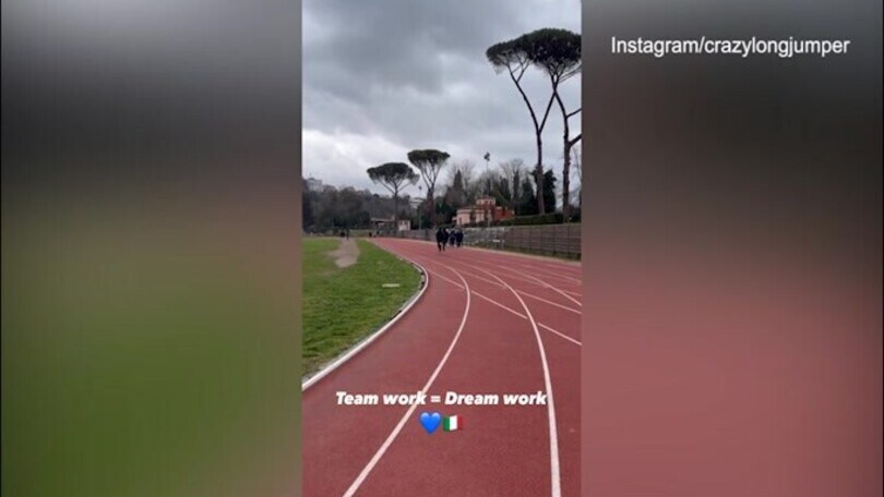 Jacobs si allena in gruppo: "Lavoro di squadra=lavoro dei sogni"