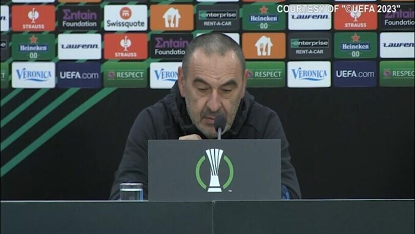 Sarri: "Rischiamo? Siamo peggio delle altre italiane"