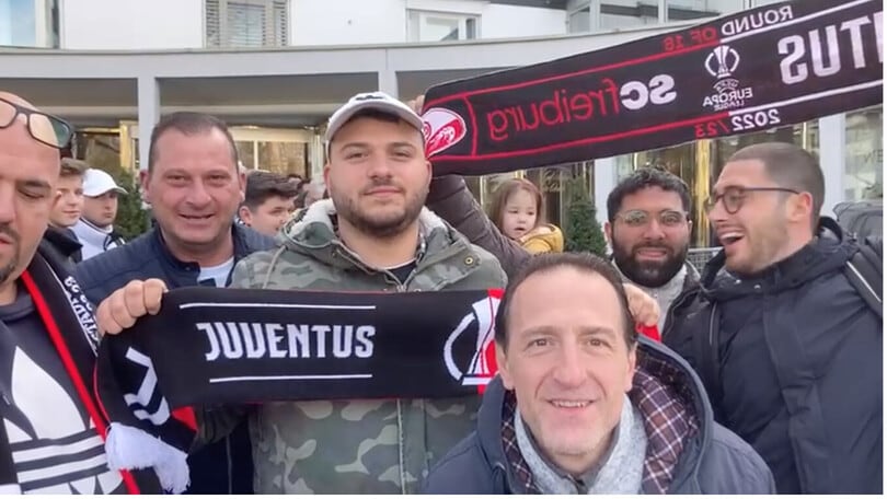 La carica dei tifosi a Friburgo: «Vince la Juve, siamo troppo più forti»