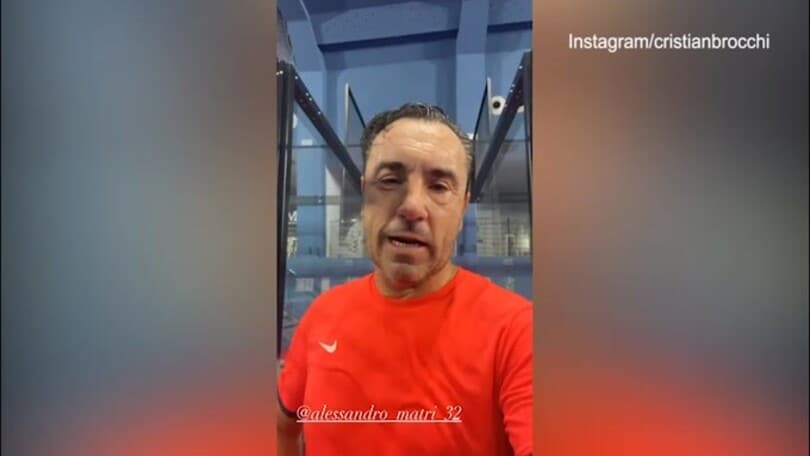Brocchi-Matri show dopo il padel: "Chi vince parla, chi perde..."
