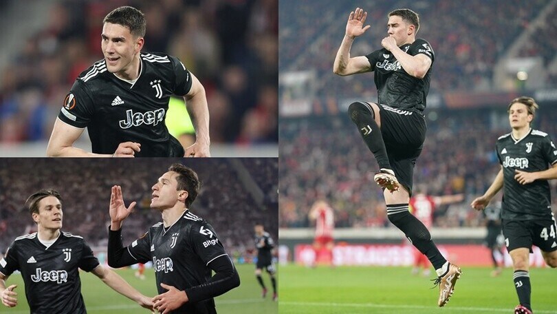 Vlahovic si sblocca, Chiesa raddoppia: la Juve ai quarti di Europa League