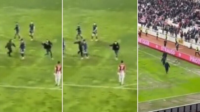Sivasspor-Fiorentina, Bianco colpito al volto da un invasore
