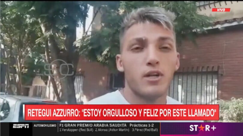 L'emozione di Retegui azzurro: «Orgoglioso e felice»