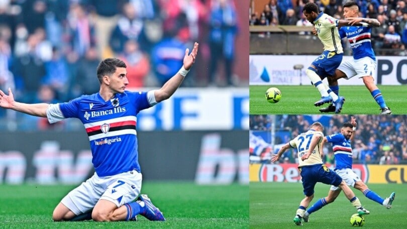 Sampdoria-Verona: le immagini della partita