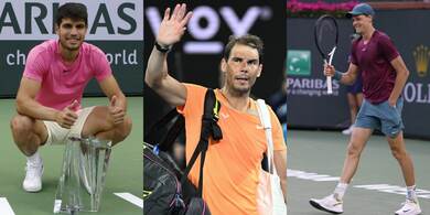 Tennis, ranking Atp: Alcaraz comanda, Nadal fuori dalla Top 10. Sinner 11°