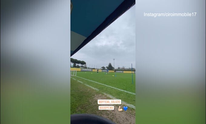 Lazio, Immobile ha voglia di campo: ecco l'allenamento personalizzato