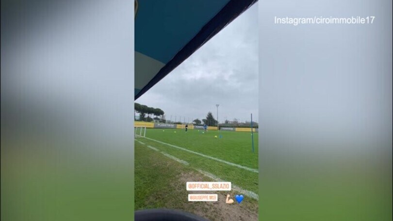 Lazio, Immobile ha voglia di campo: ecco l'allenamento personalizzato