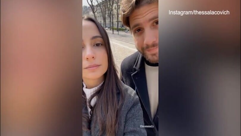 Locatelli si gode la pausa: passeggiata con Thessa e il piccolo Theo