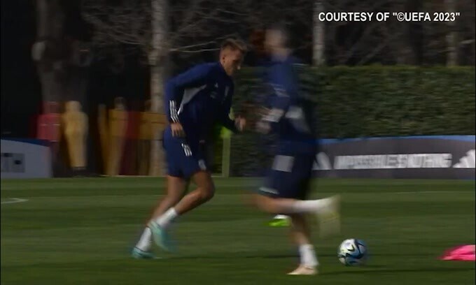 Italia-Inghilterra, allenamento ad alta intensità per gli azzurri