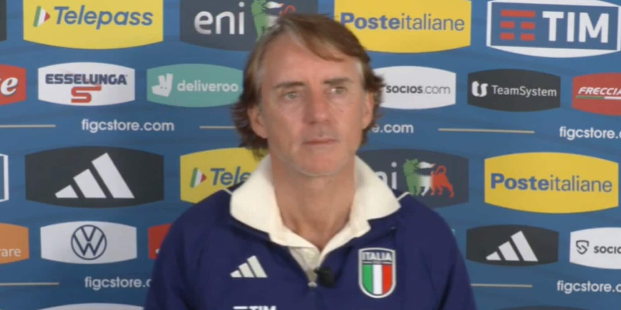 Mancini: Italia-Inghilterra, Vialli, i giovani e l'entusiasmo di Napoli