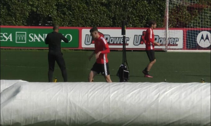 Monza, Palladino guida i suoi ragazzi nell'allenamento a porte aperte