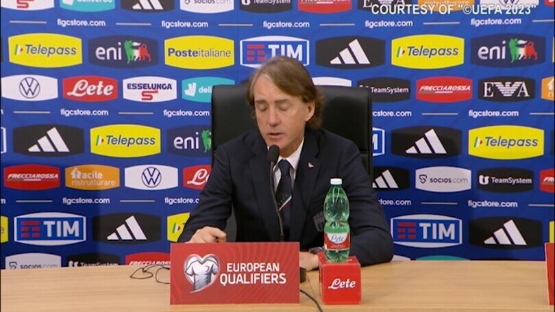 Mancini: "Ho visto una squadra straordinaria nella ripresa"