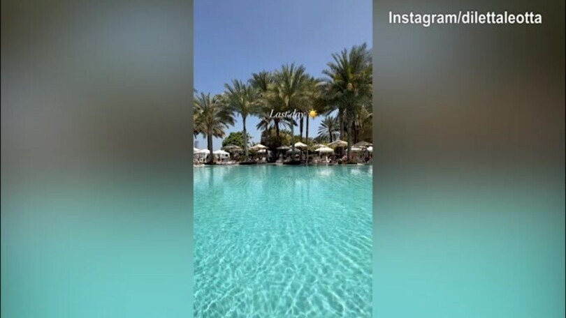 Diletta Leotta, ultime ore di vacanza a Dubai
