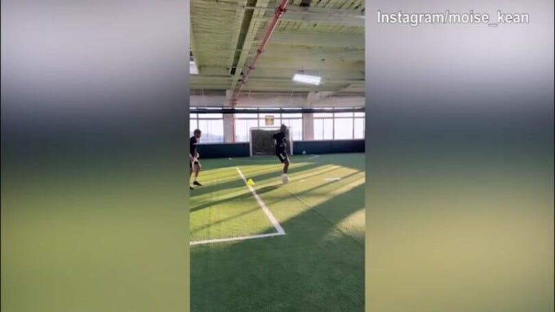 Juve, gol di forza e qualità per Moise Kean