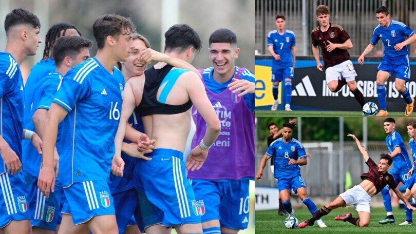 Italia Under 20, è 1-1 contro la Germania: le immagini della partita