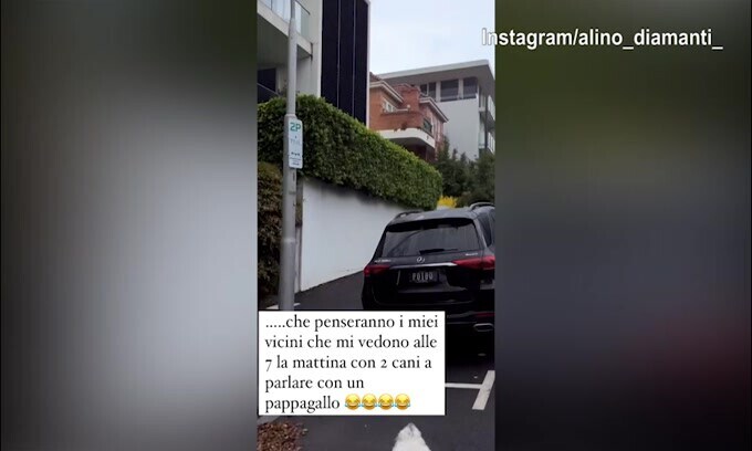 Diamanti: "I miei vicini chissà cosa penseranno..."
