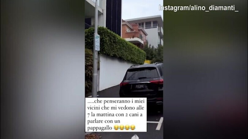 Diamanti: "I miei vicini chissà cosa penseranno..."