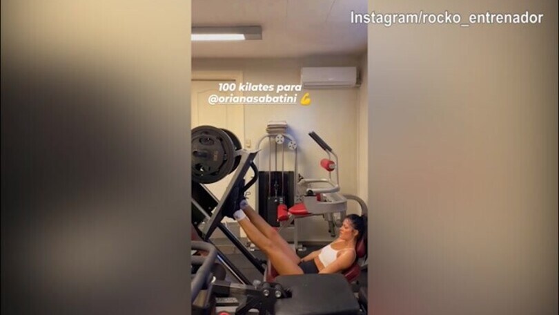 Oriana, forza pazzesca in allenamento!