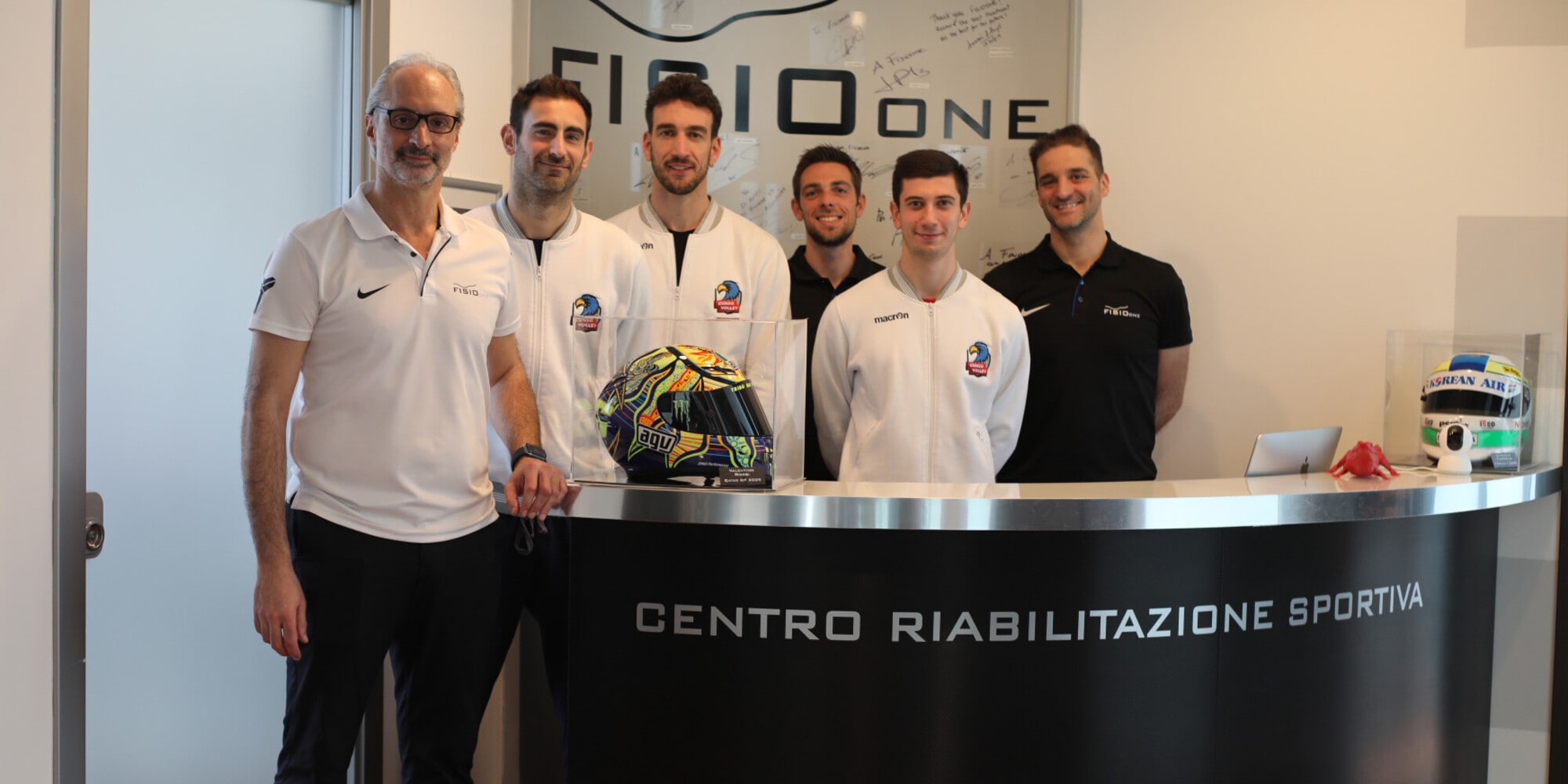 Gli atleti del Cuneo Volley in ottime mani con FisioOne