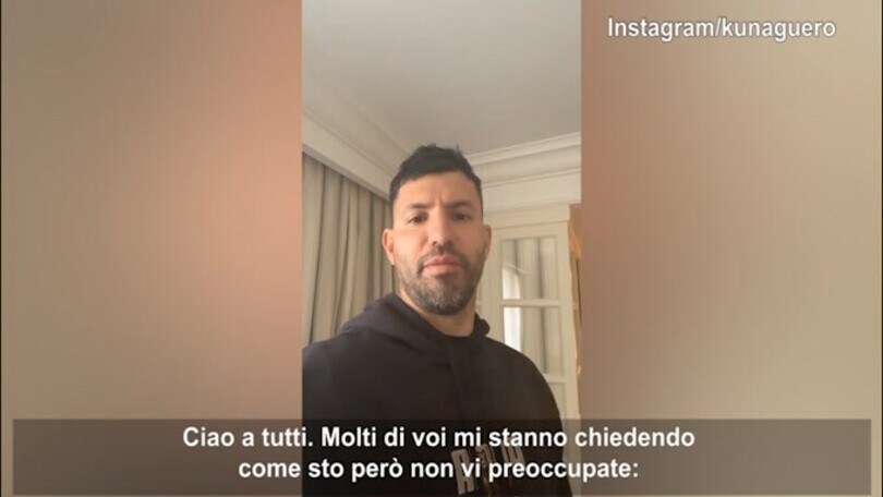 Aguero rassicura tutti: "Sto bene"