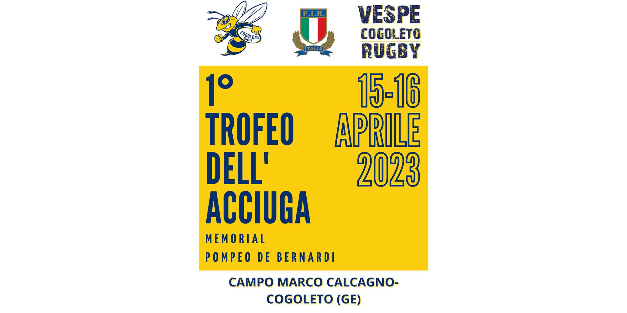 1° Trofeo dell'Acciuga - Memorial Pompeo De Bernardi