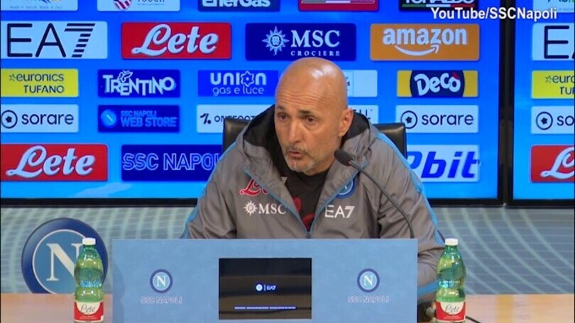 Spalletti: "Non siamo superficiali e non crediamo di aver già vinto"