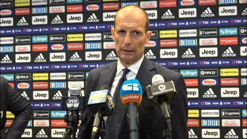 Allegri: "Potevamo raddoppiare, sul campo abbiamo 59 punti"