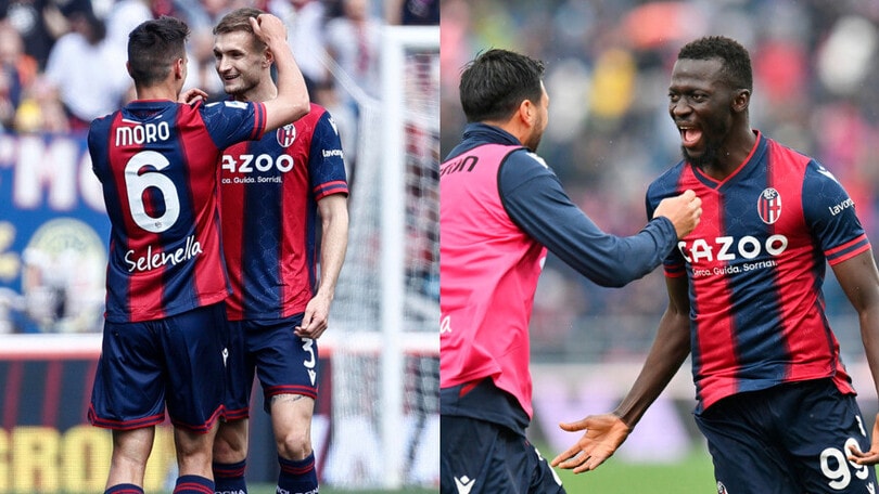 Tris del Bologna all'Udinese: decidono Posch, Moro e Barrow